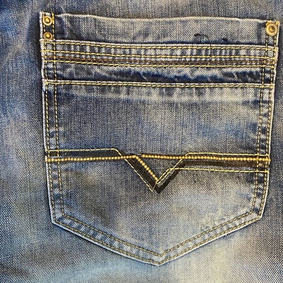 Buffalo David Bitton Light Blue Straight Jeans tall - Picture 4 of 6